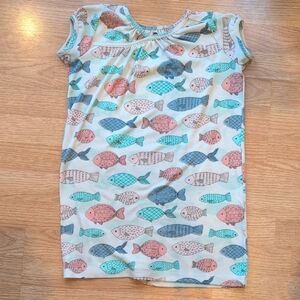 Tea Collection Pastel Patterned Dress